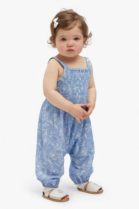BABY GIRL MISSY FLORAL ONESIE in colour LOTUS