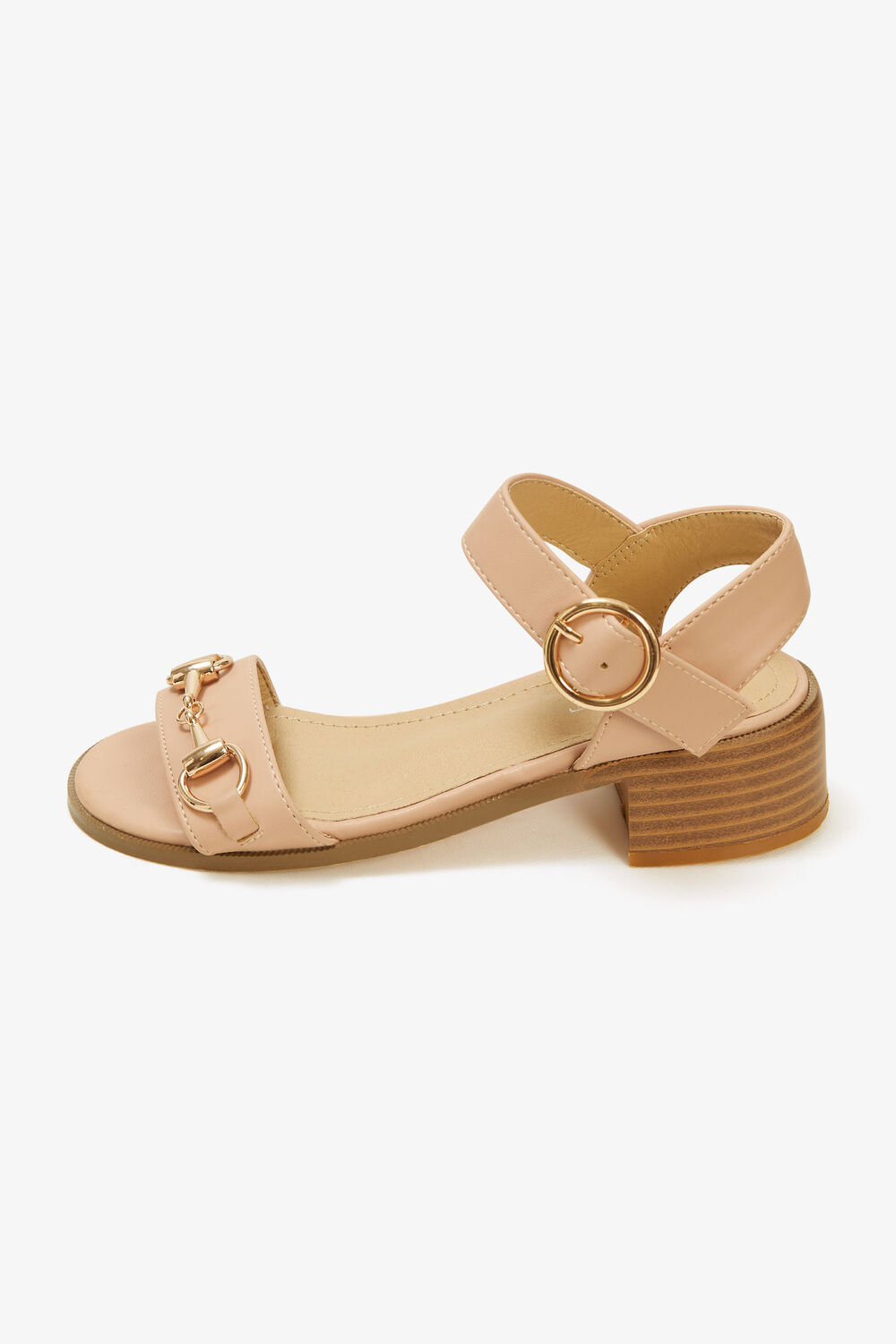 HORSEBIT HEEL in colour TAN