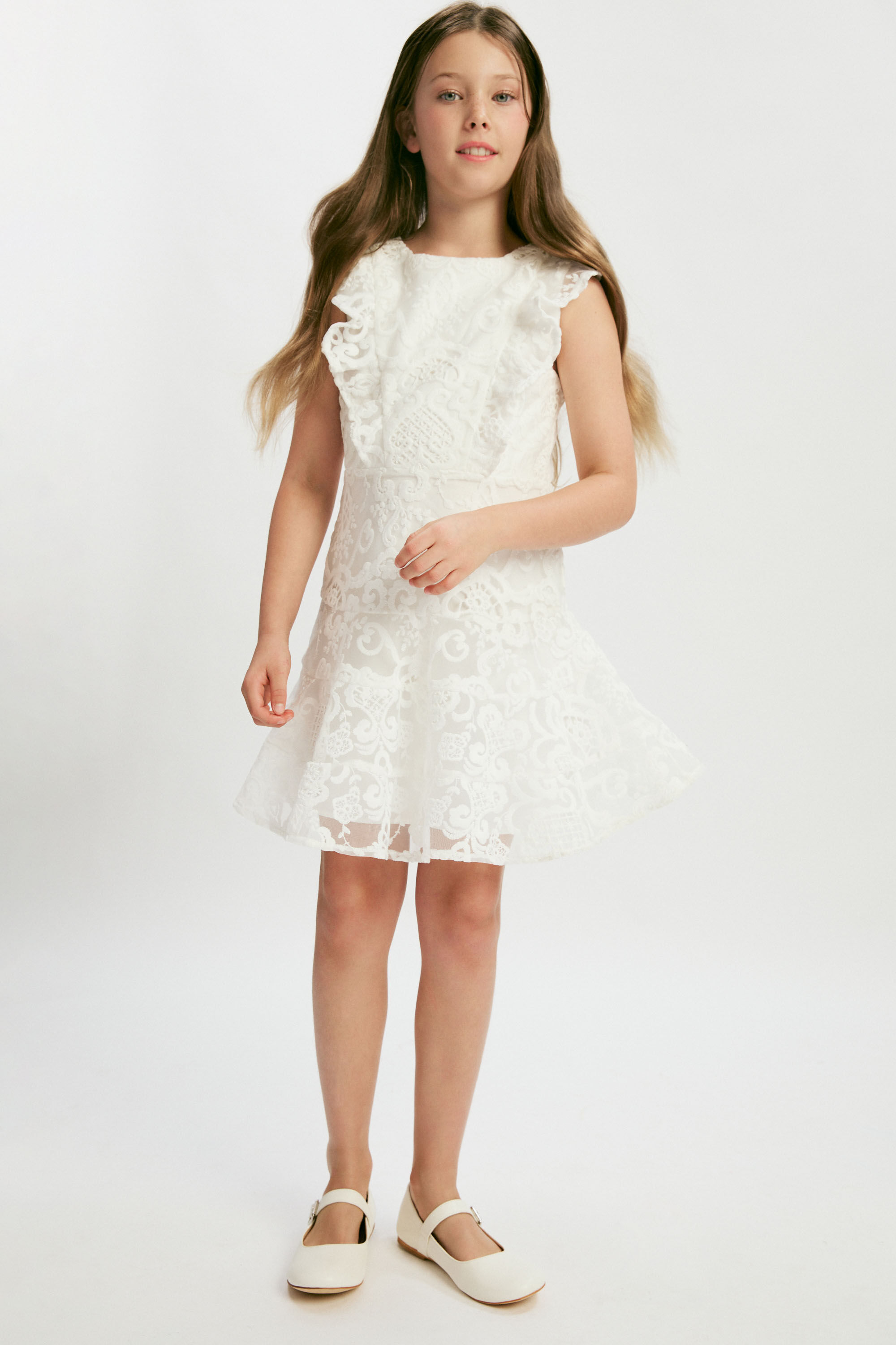 Bardot junior white dress top