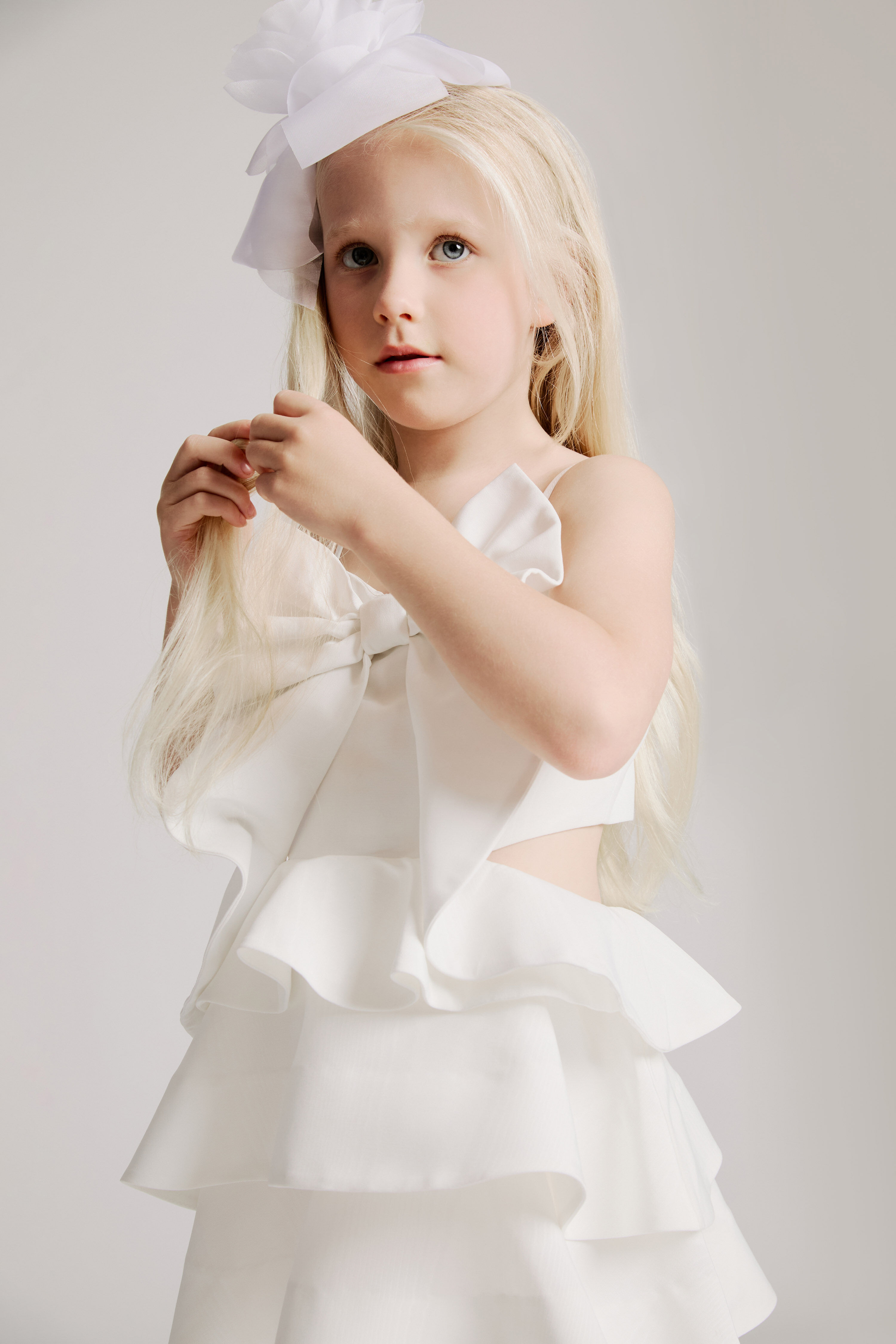Girls white discount dress size 10