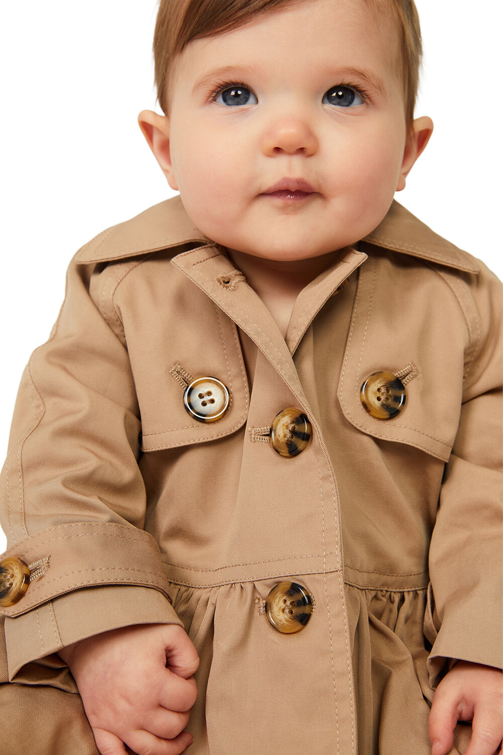 Baby girl cream clearance coat