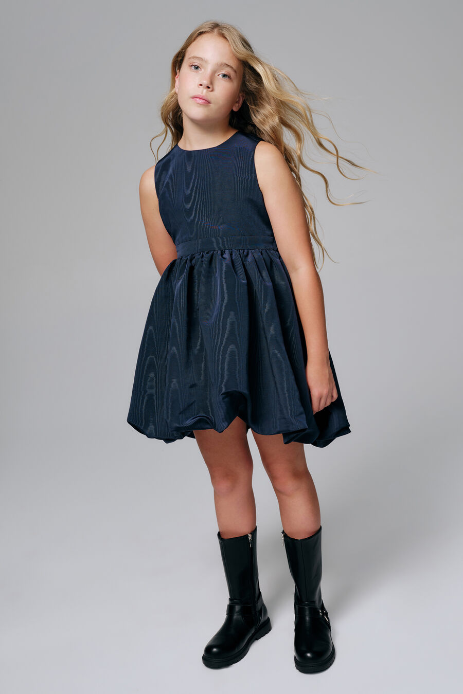 Girls Bryn Taffeta Bubble Dress