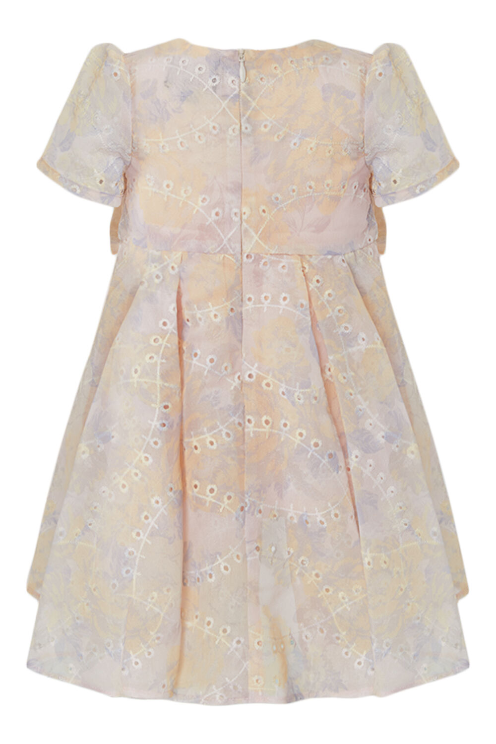 baby girl rue mini dress in colour WHISPER PINK
