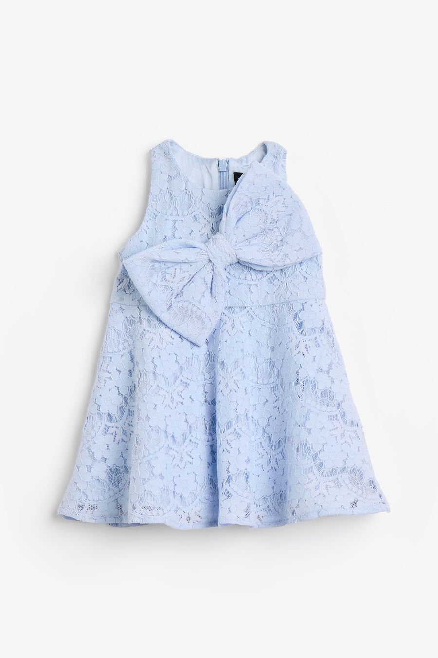 SUKI MINI BOW DRESS in colour Powder Blue