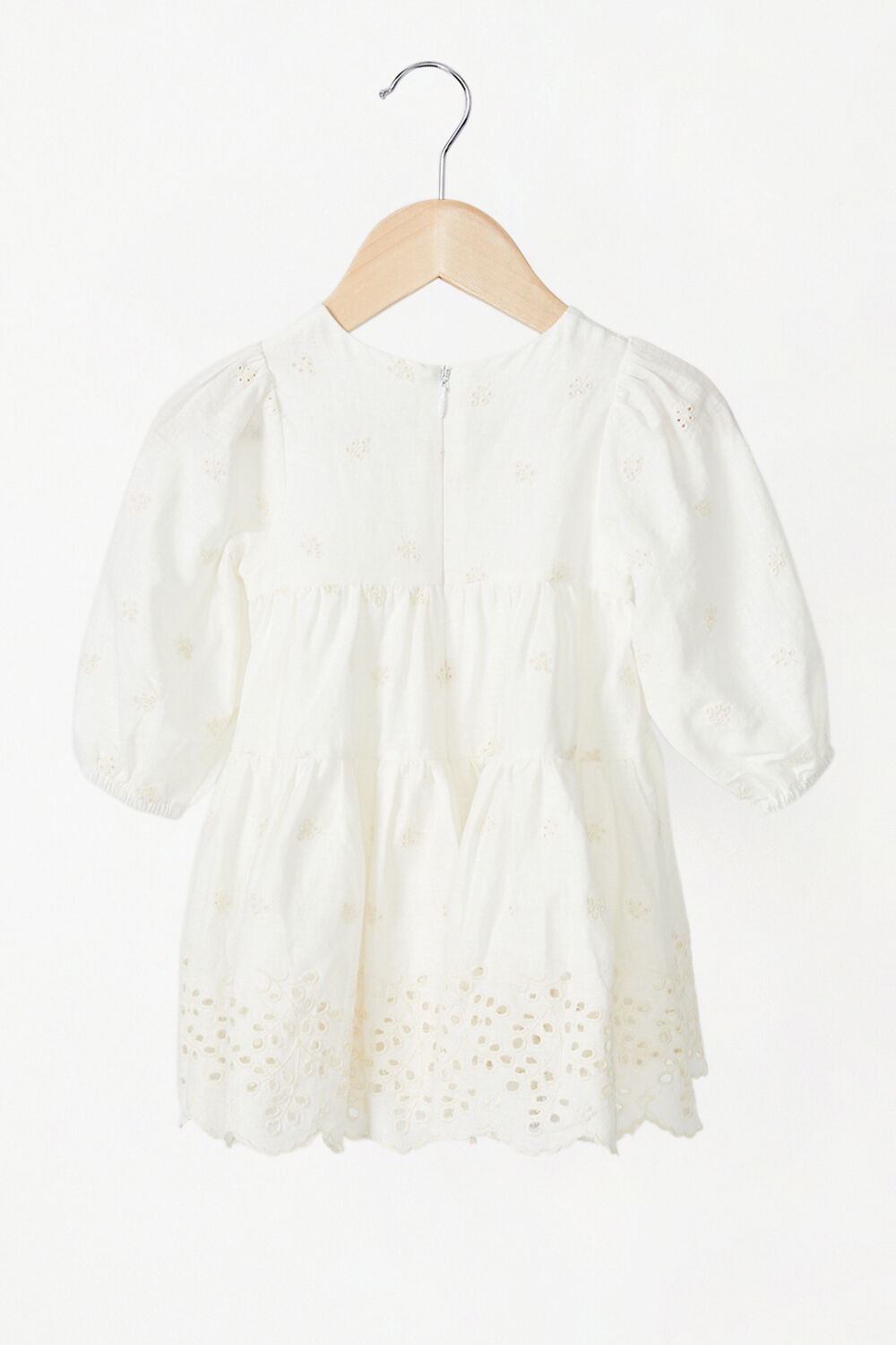 BABY GIRL ARIANNA MINI DRESS in colour CLOUD DANCER