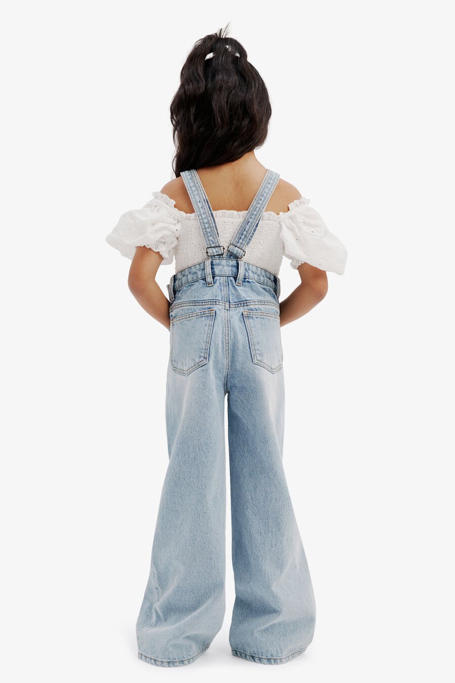 GIRLS IMOGEN WIDE LEG OVERALLS
