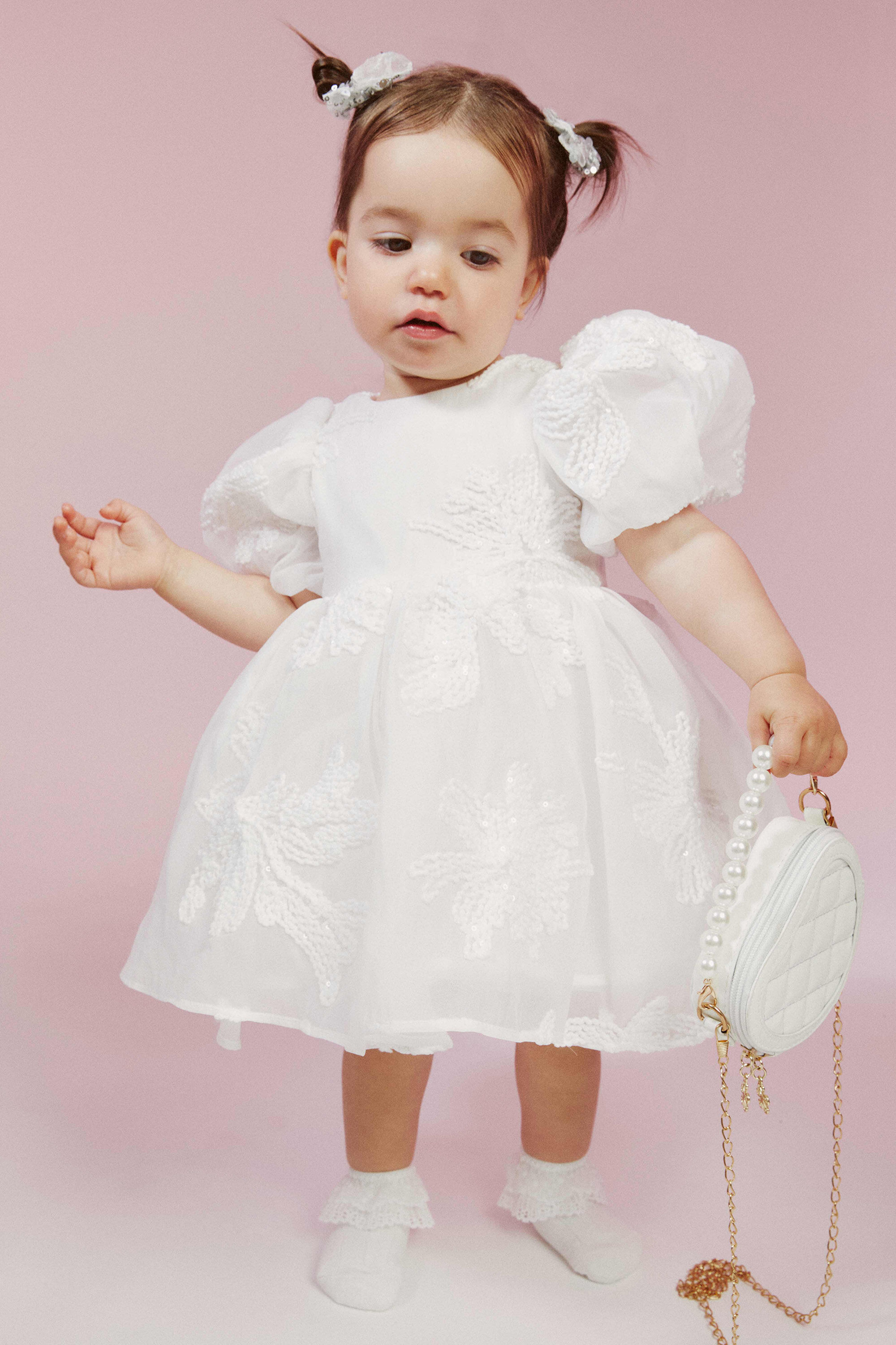 White dress for baby discount