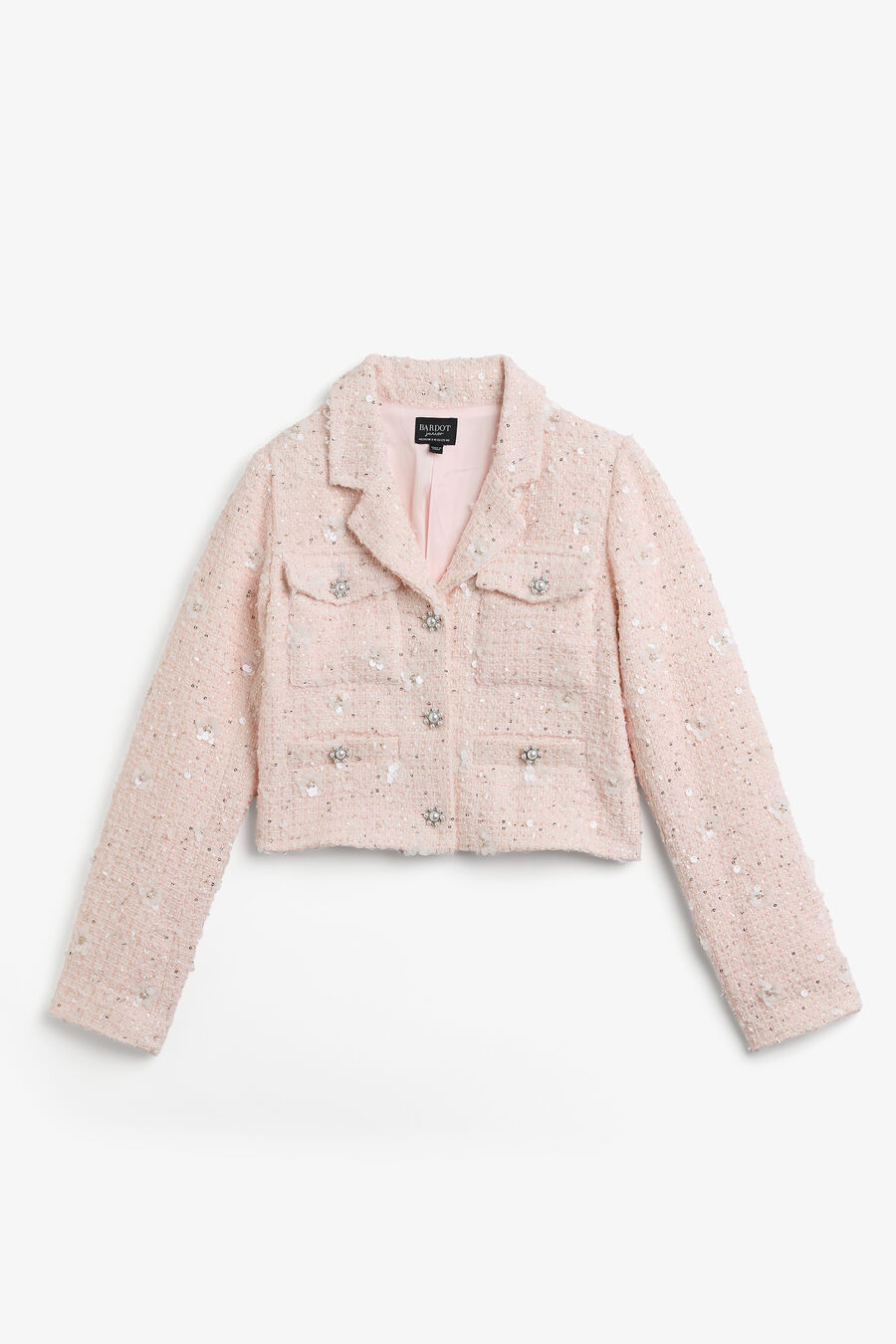 YVE BOUCLE BLAZER in colour Soft Pink