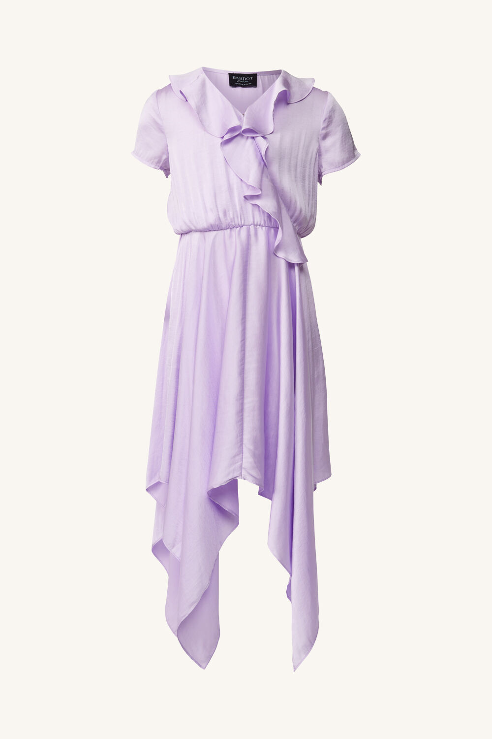 girls carter hanky dress in lilac in colour LILAC CHIFFON