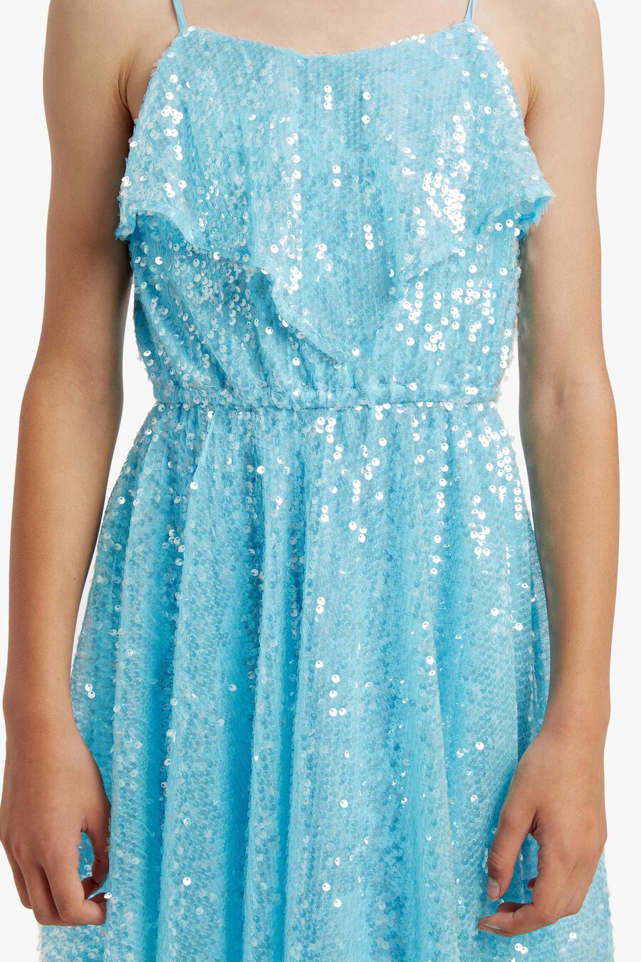 Girls Addy Sequin Hanky Dress