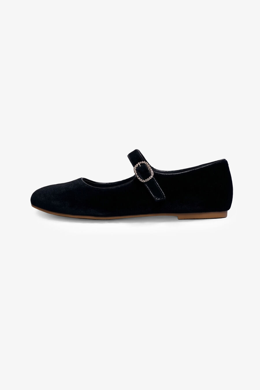 Girls Velvet Ballet Flat