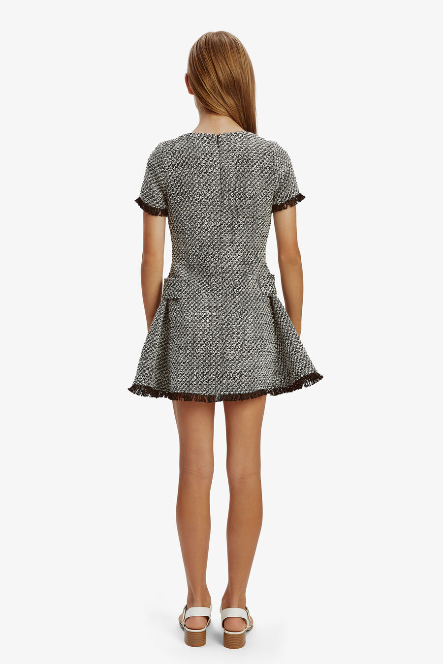 Girls Sutton Boucle Dress