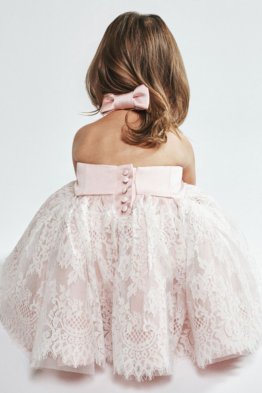 Baby Girl Elizabeth Lace Trim Dress