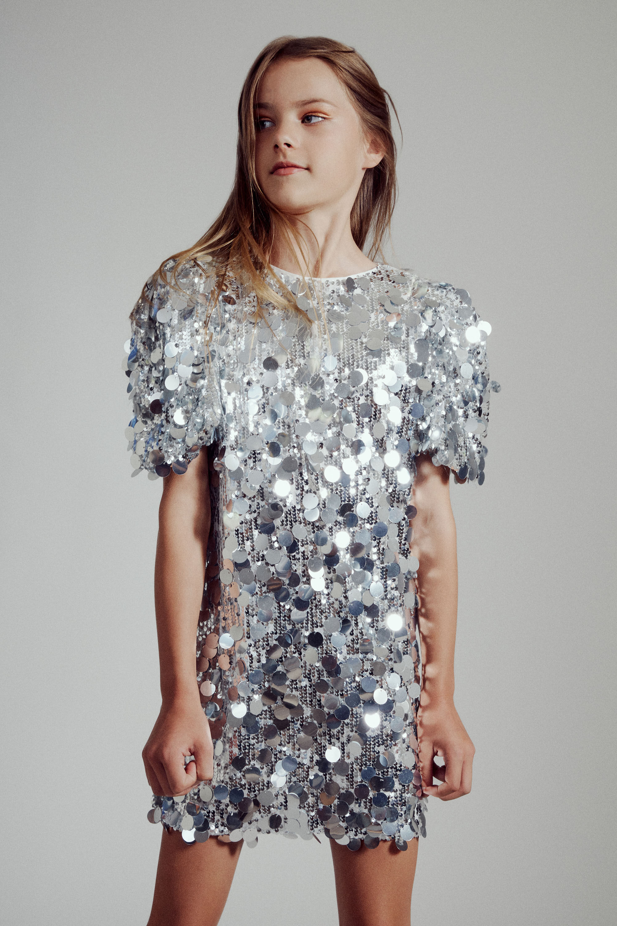 djeco glitter dresses Margot Sequin Velour Dress main image 1