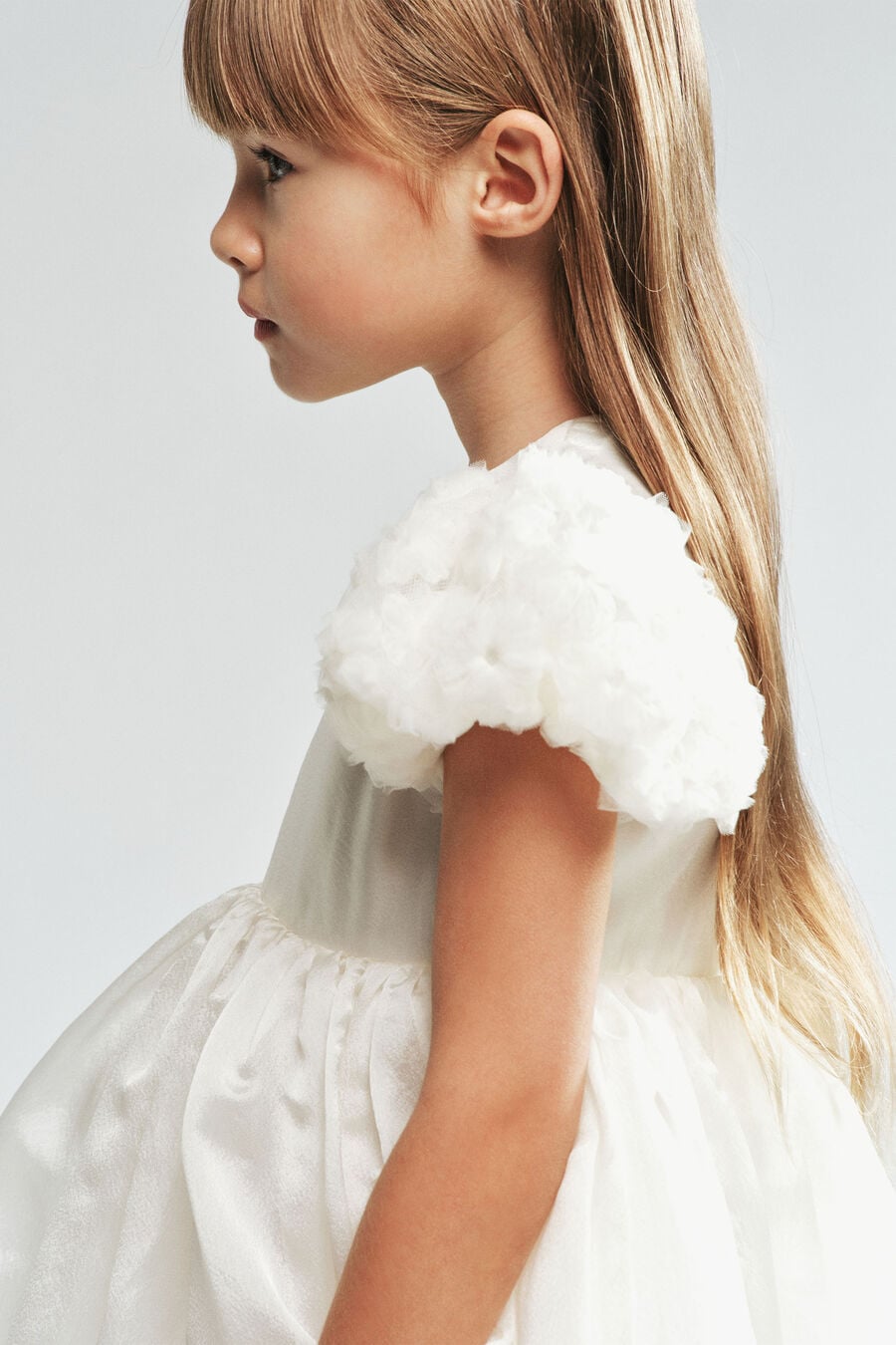 Girls Carina Organza Florette Dress