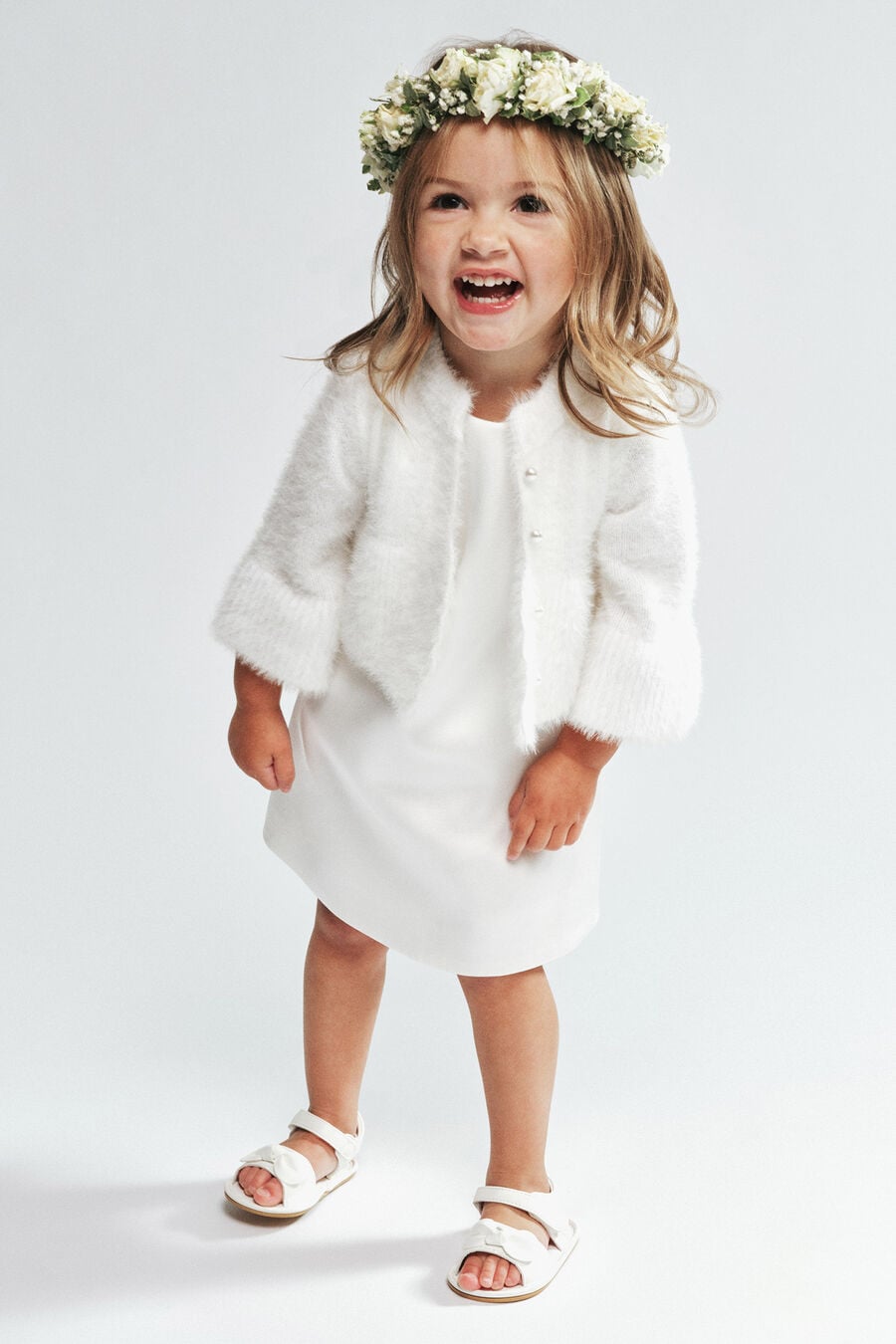Baby Girl Ruby Knit Cardigan