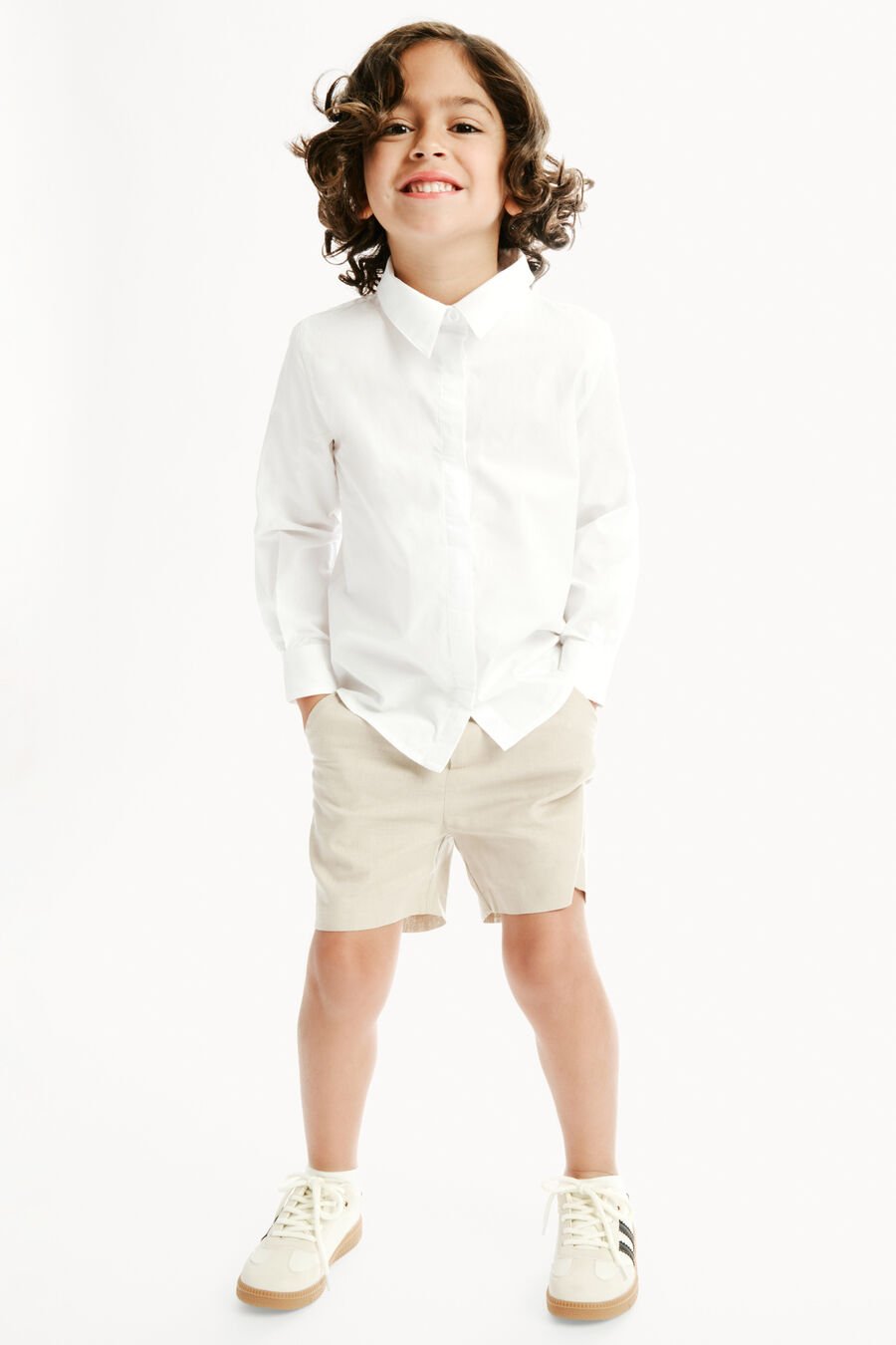 LAWRENCE BUTTON DOWN SHIRT in colour ORCHIDWHT