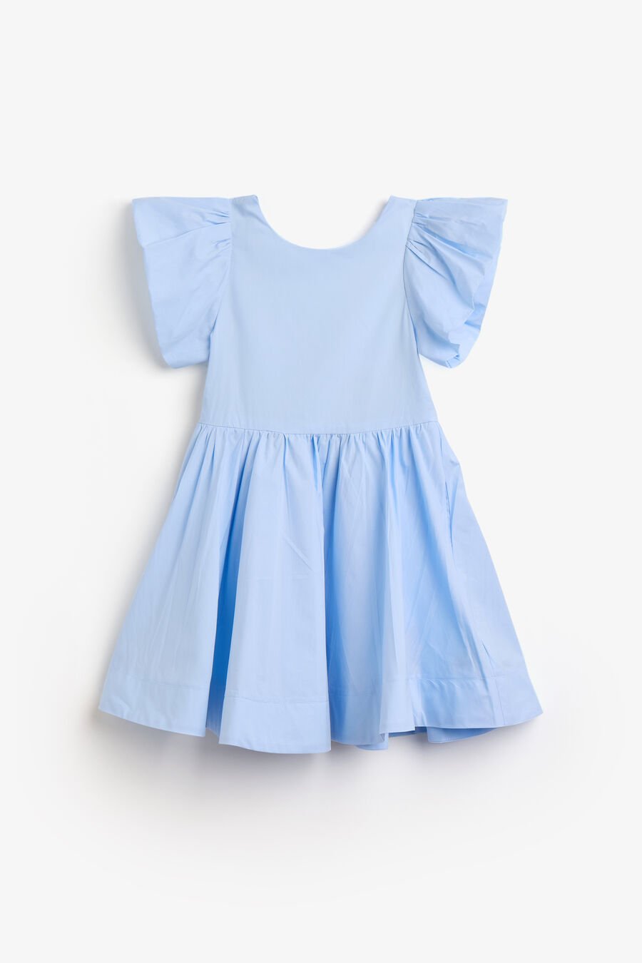LANAI POPLIN DRESS in colour BLUE