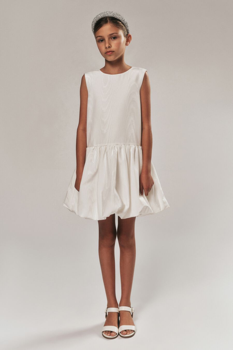 Girls Lilianna Bubble Taffeta Dress