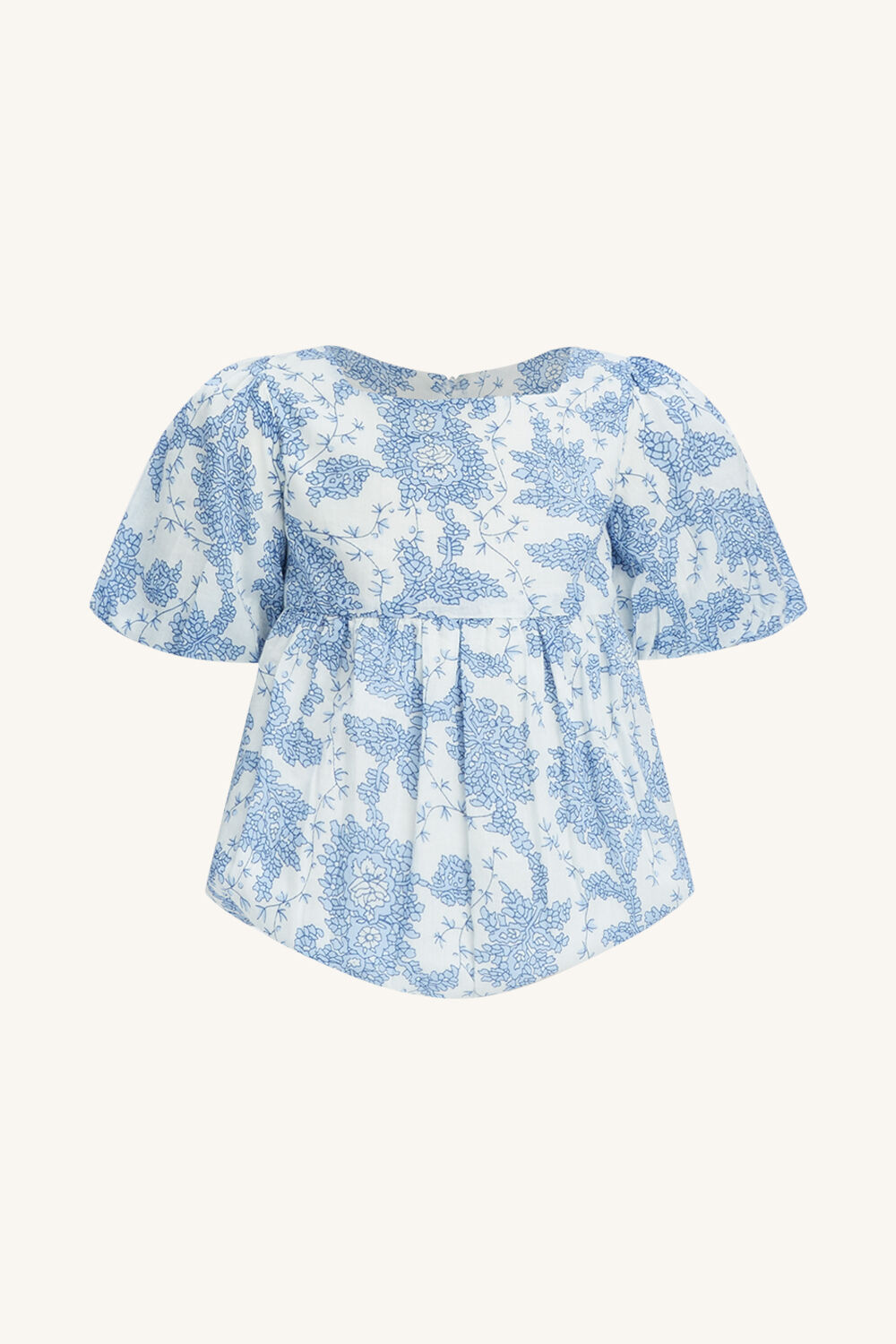 BABY GIRL BLUE FLORAL GROW in colour BABY BLUE