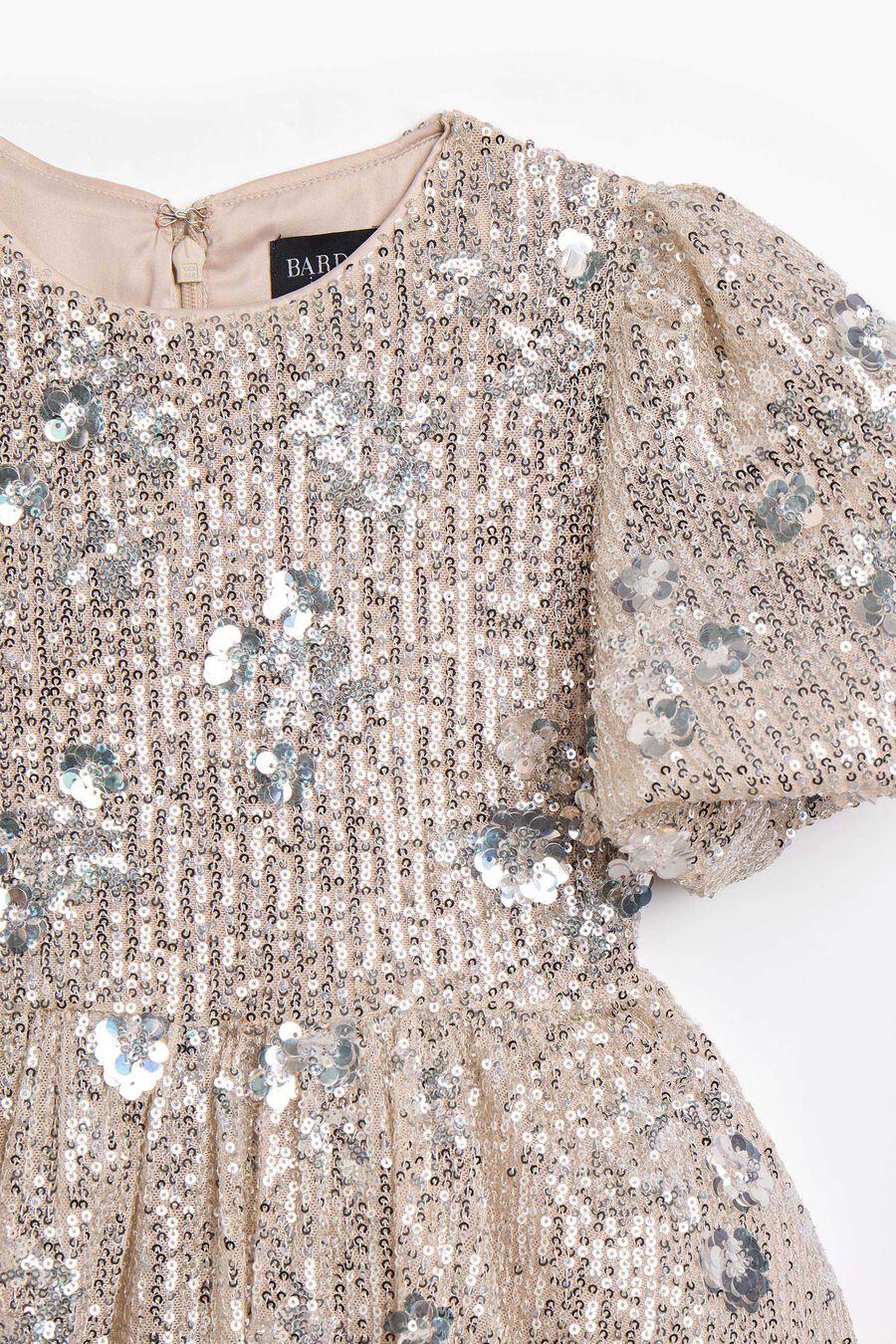 Girls Isabel Flower Sequin Dress