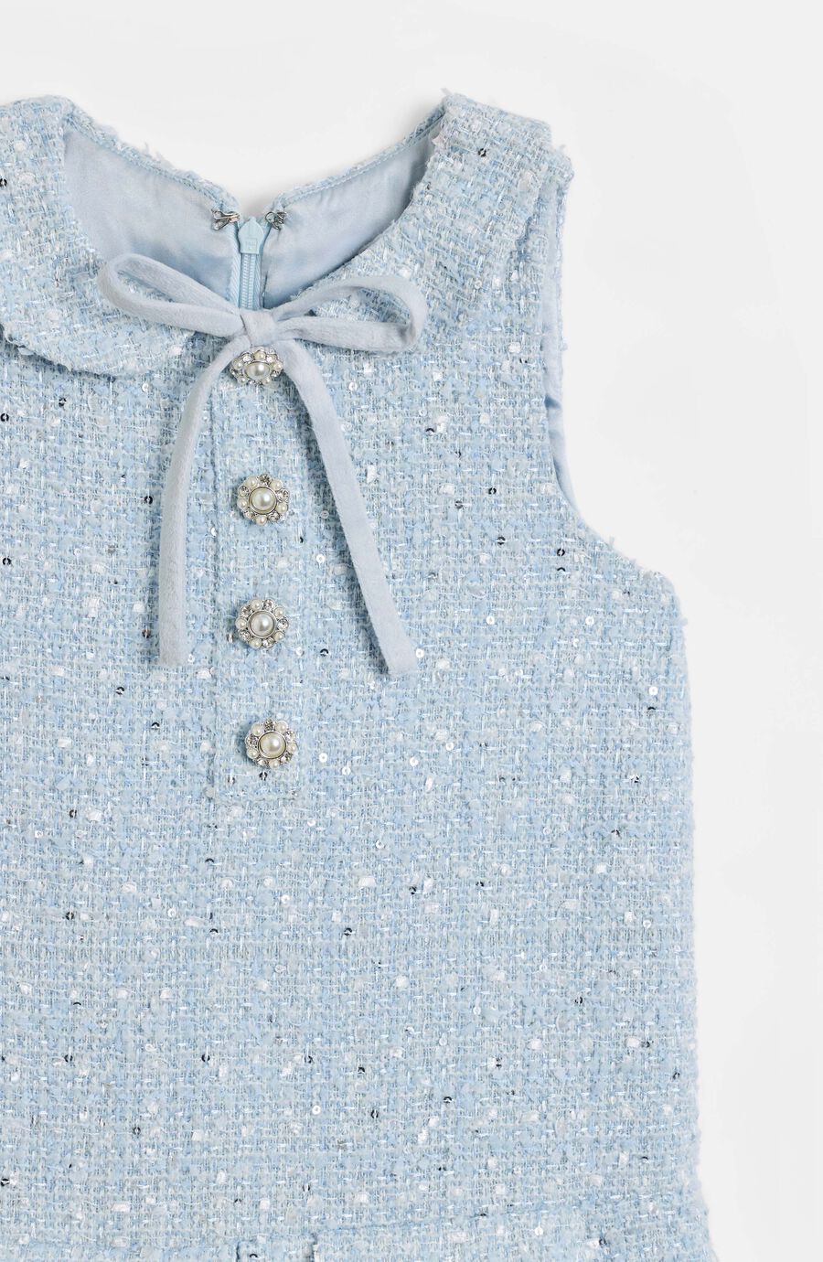Girls Enes Boucle Mini Dress