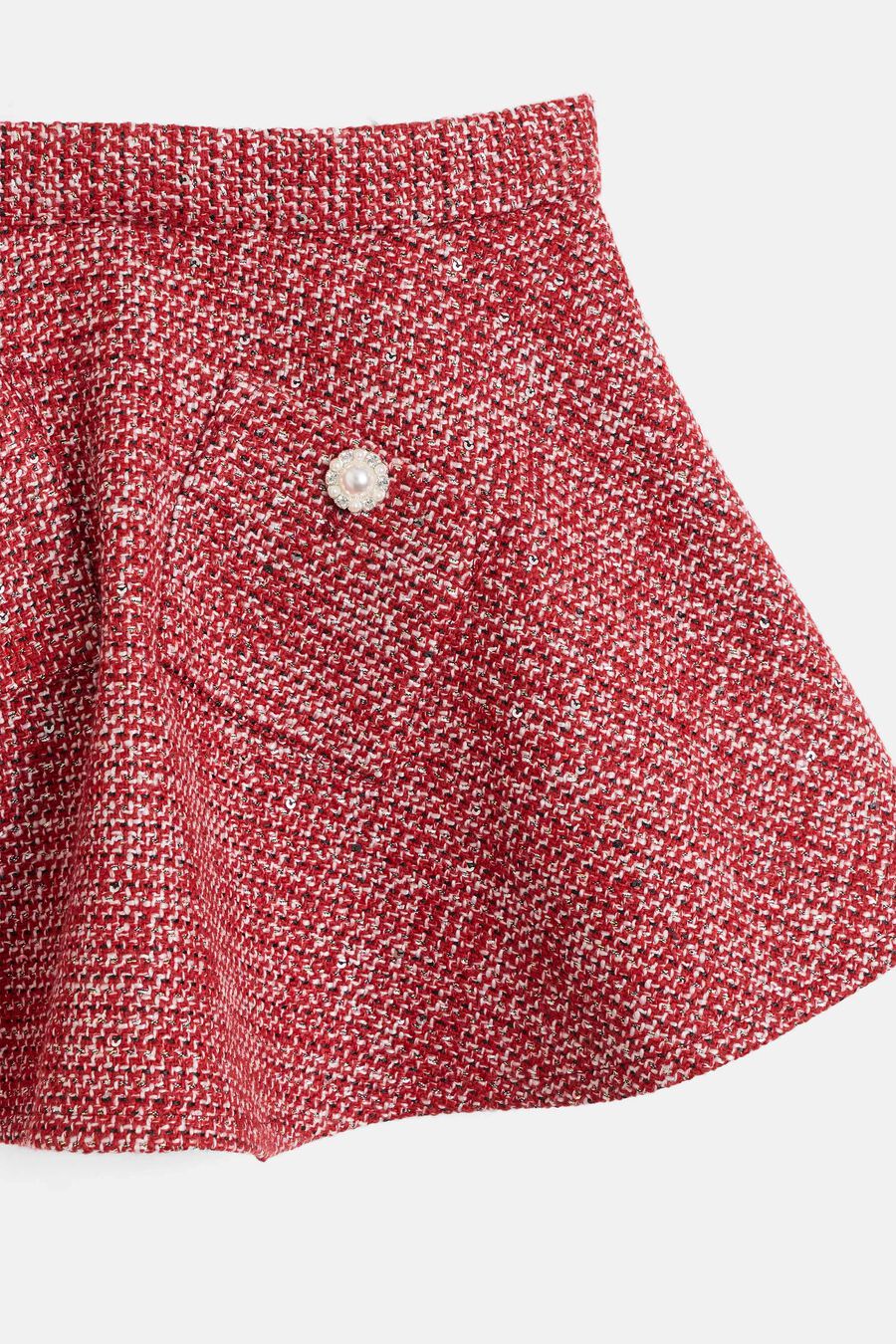 BLAIR BOUCLE SET in colour Red