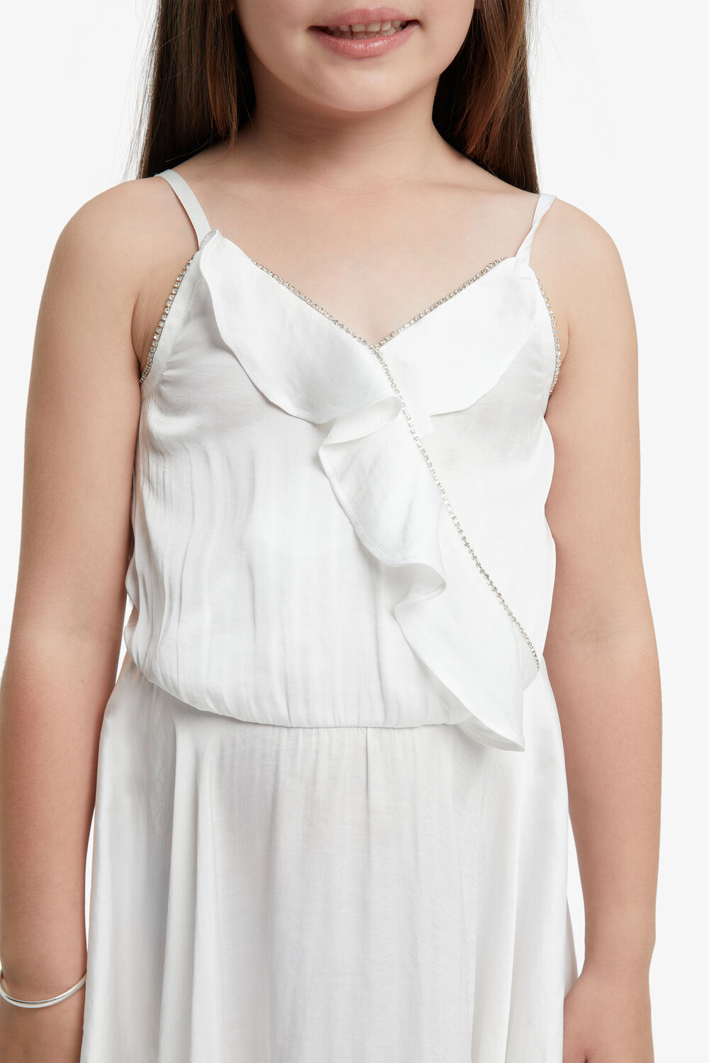 DIVYA HANKY DRESS in colour BRIGHT WHITE