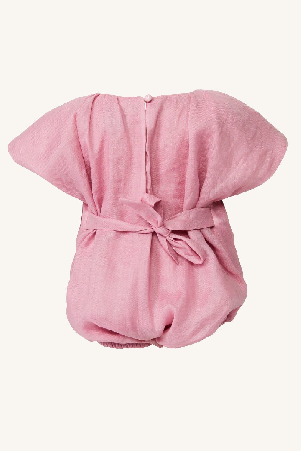 BABY GIRL ALESSA SMOCK GROW in colour PETAL PINK