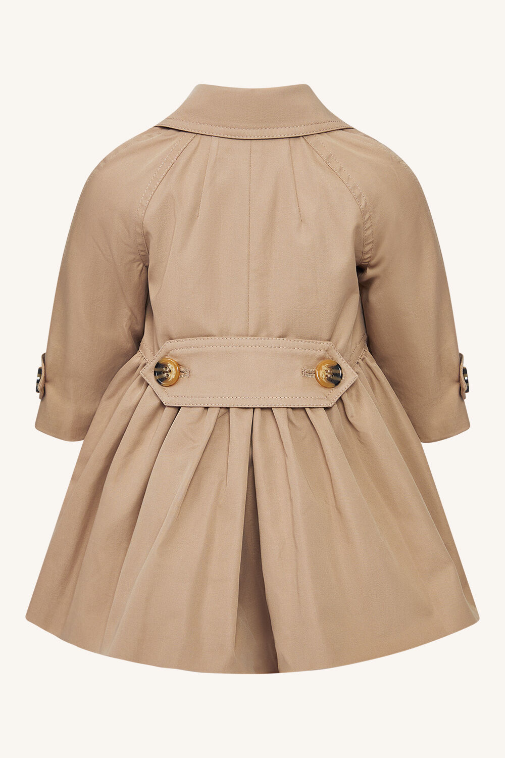 BABY GIRL MIA CLASSIC TRENCH in colour TAN