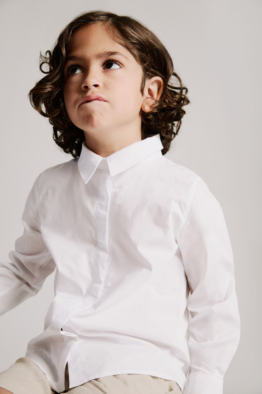 LAWRENCE BUTTON DOWN SHIRT in colour ORCHIDWHT