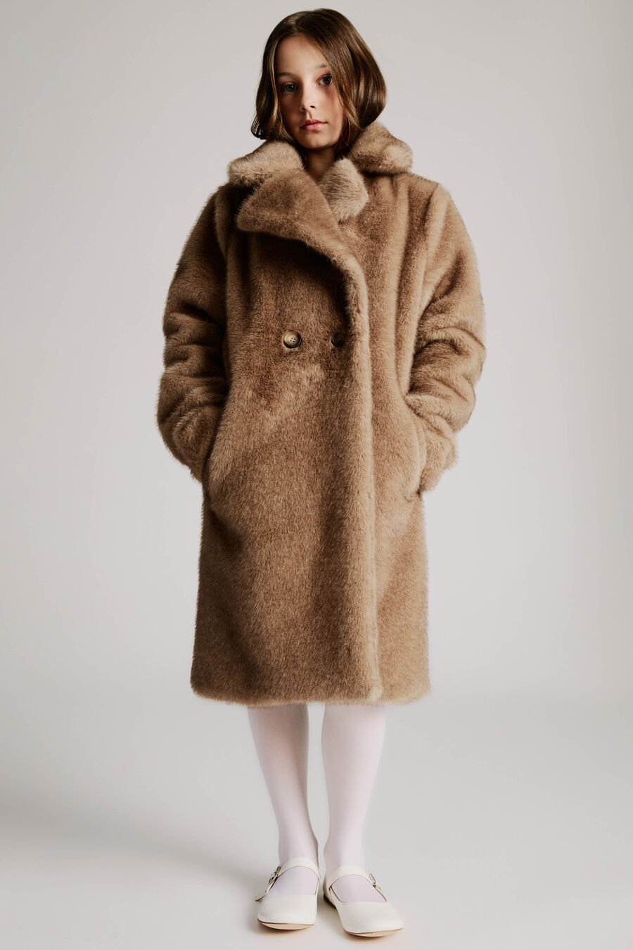 Girls Letty Faux Fur Jacket