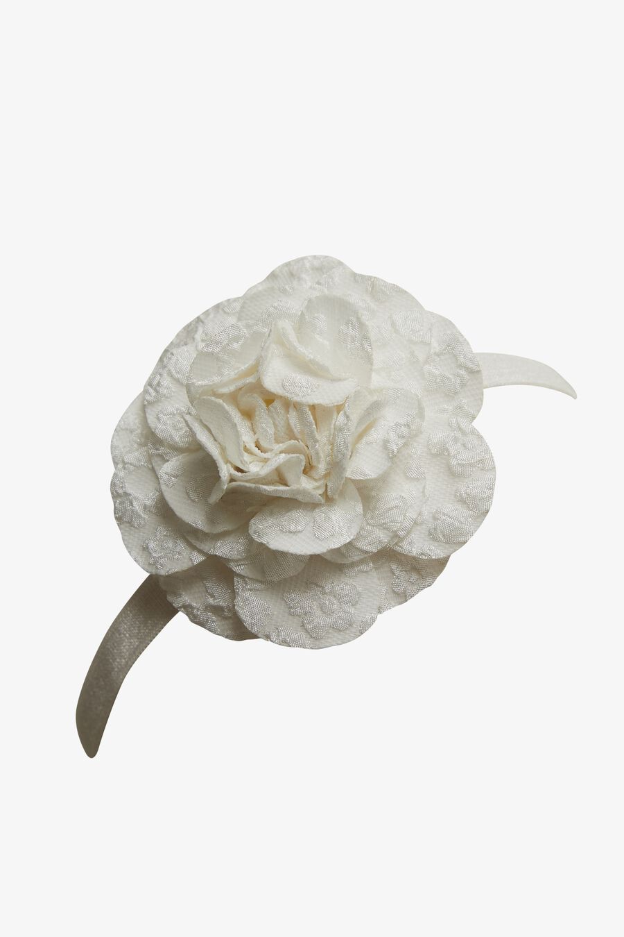 AMELIA FLOWER HEAD BAND in colour IVORY