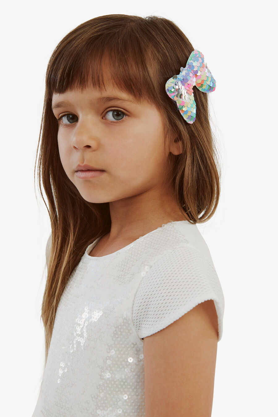 PUFF SPARKLE BOW CLIP