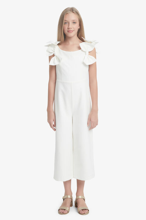 VIETTE BOW JUMPSUIT in colour BRIGHT WHITE