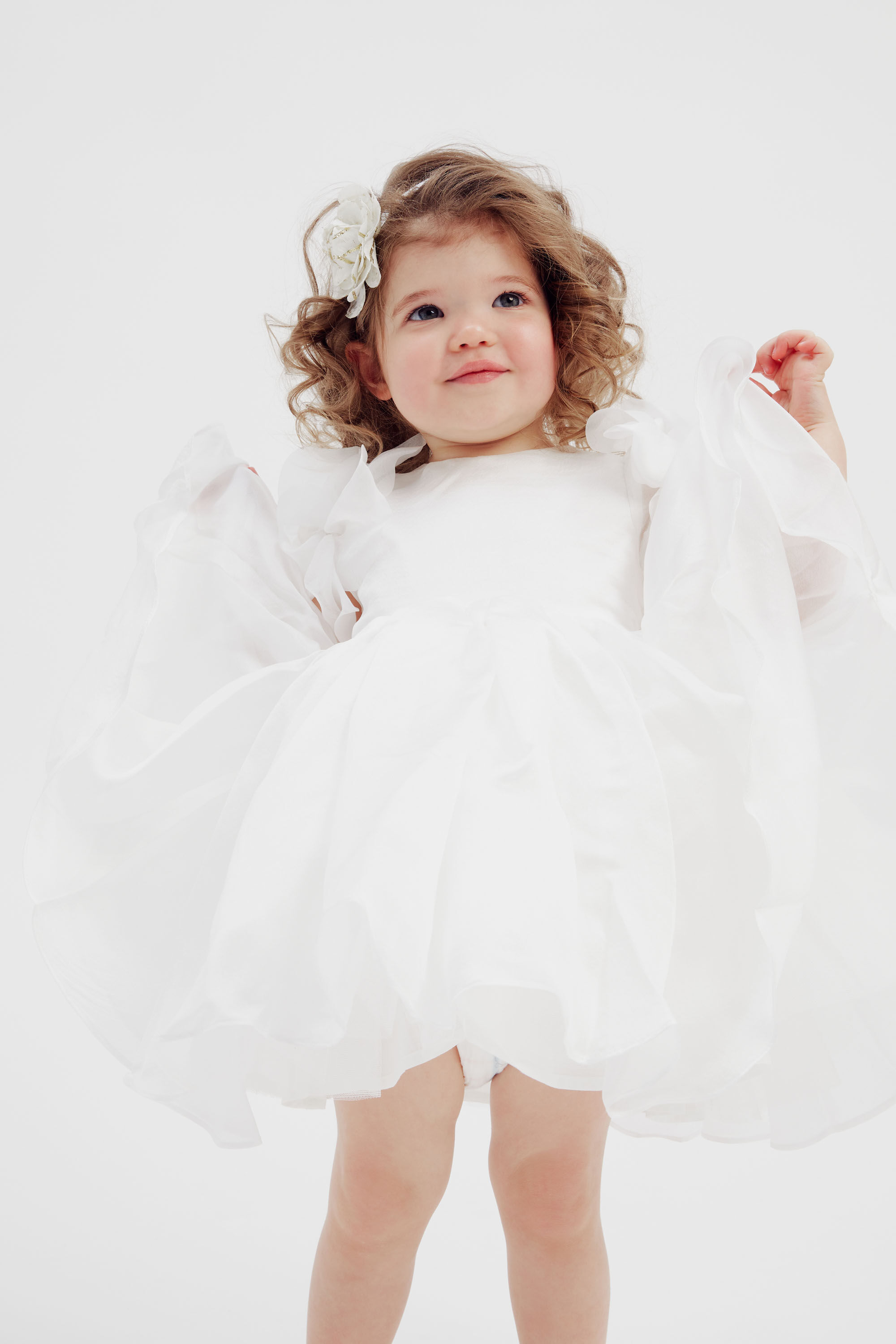 Bardot flower girl dress 2025