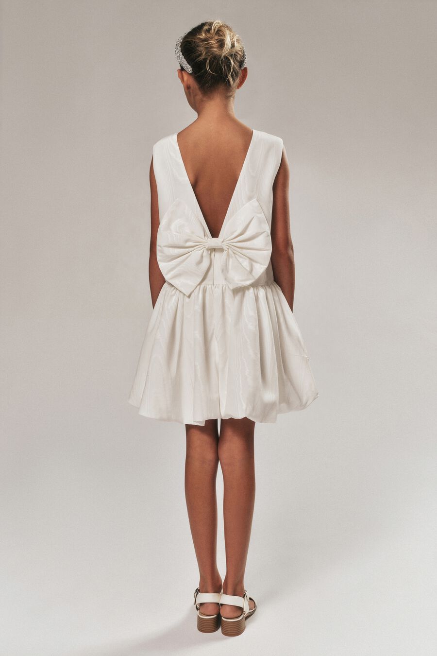 Girls Lilianna Bubble Taffeta Dress
