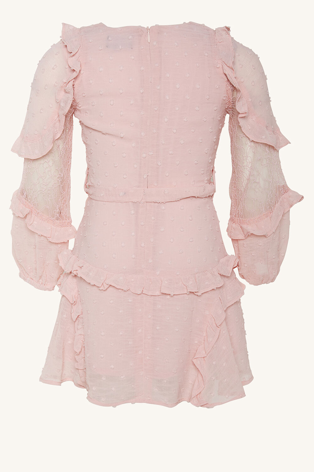 JUNIOR GIRL MIMI DOBBY DRESS in colour POTPOURRI