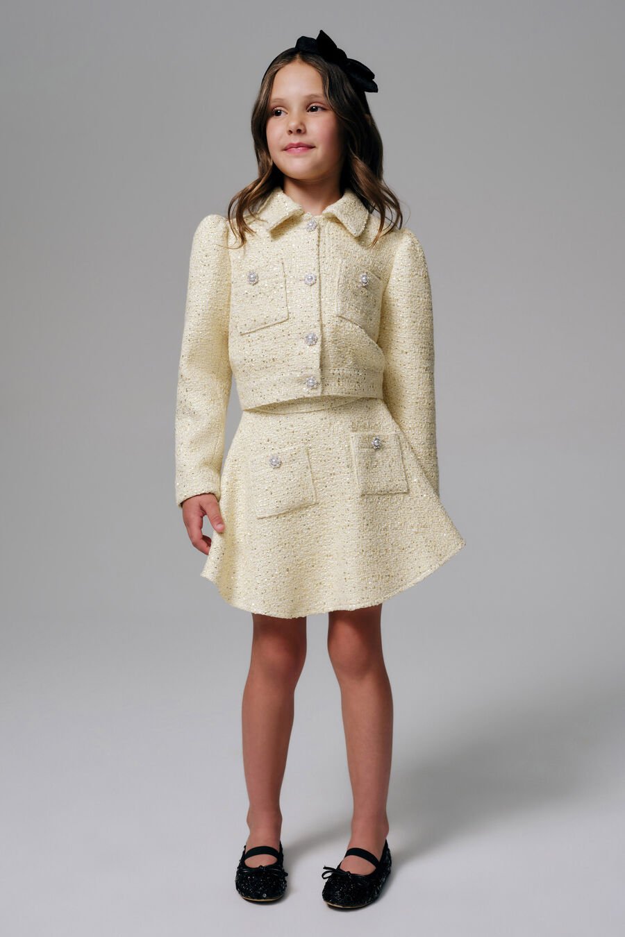 Girls Blair Boucle Set