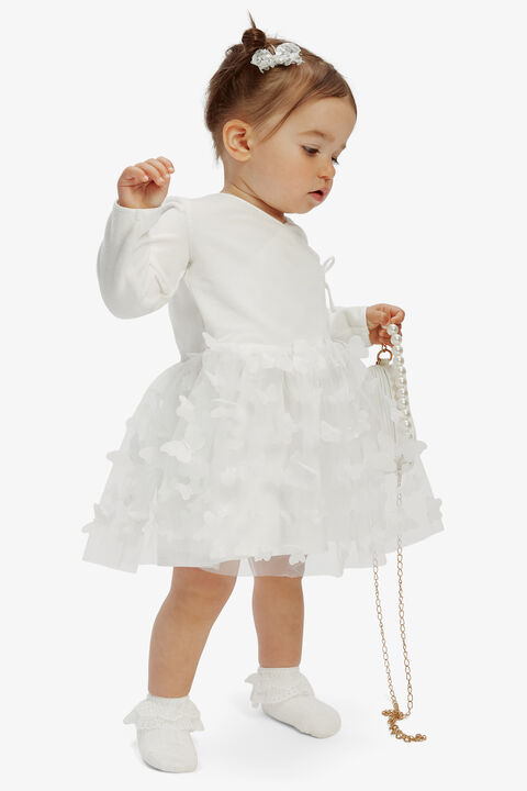 BUTTERFLY BALLET DRESS in colour CLOUD DANCER