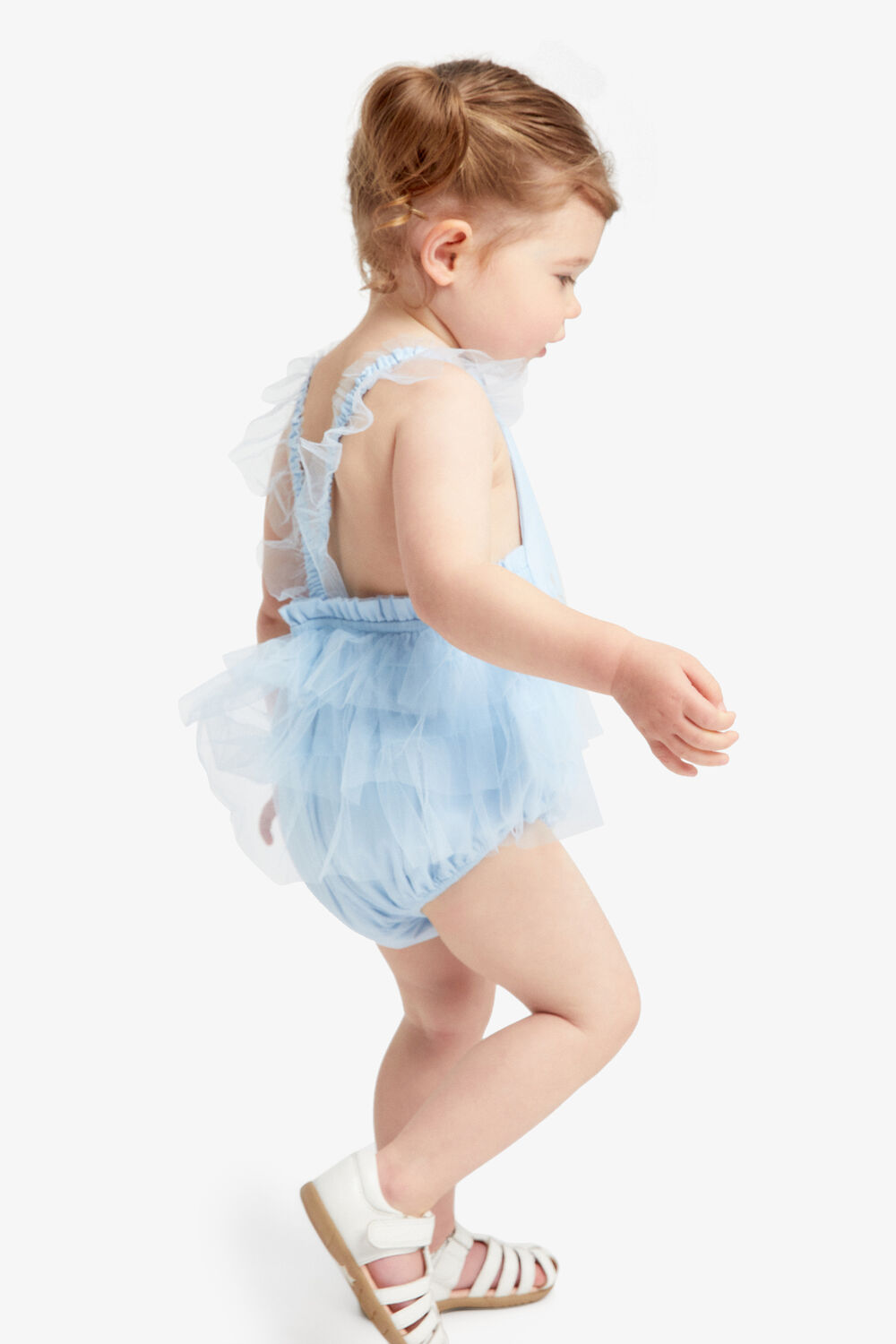 BRONTE FLORAL TULLE GROW in colour ANGEL WING