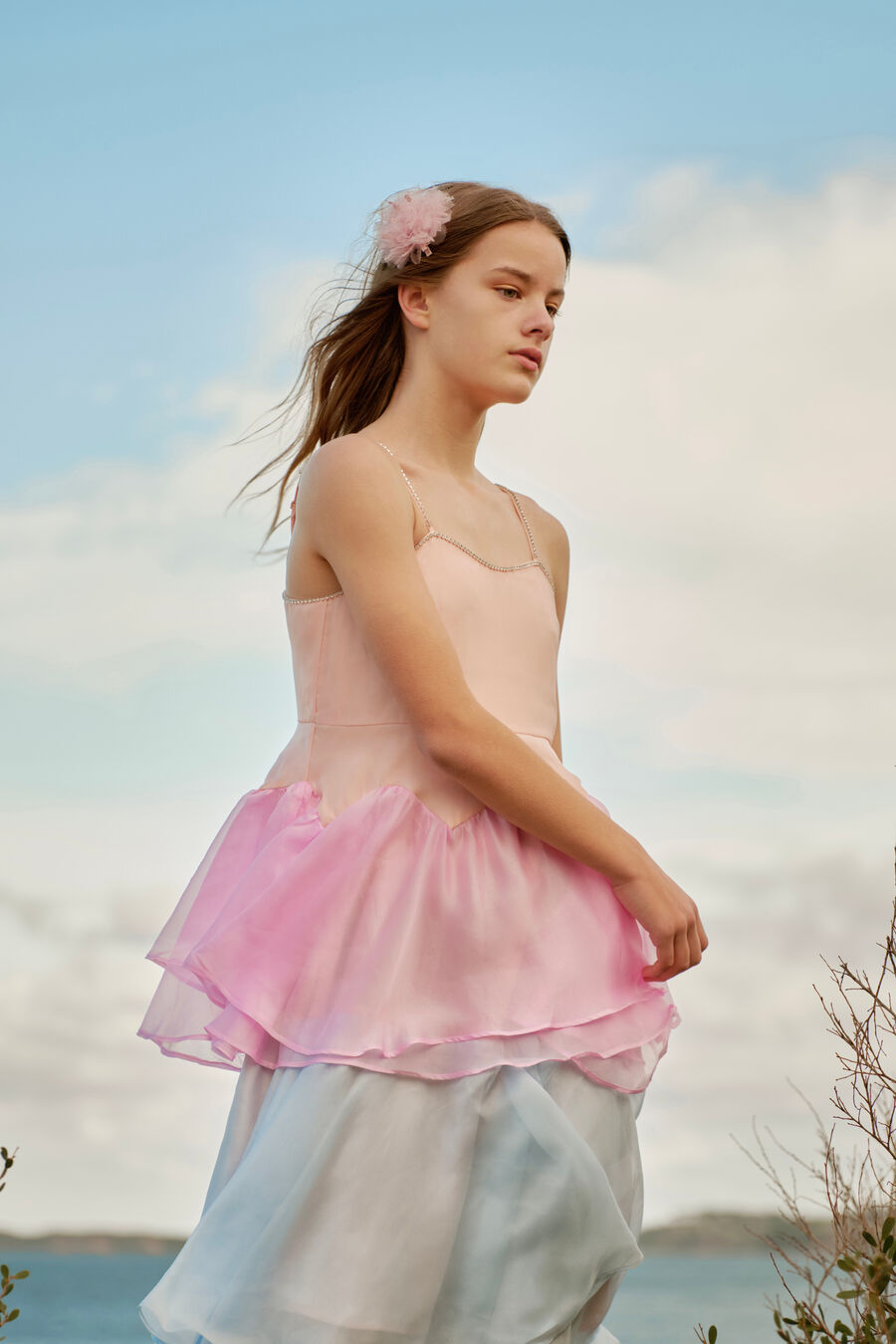 Gils Loreta Organza Midi Dress