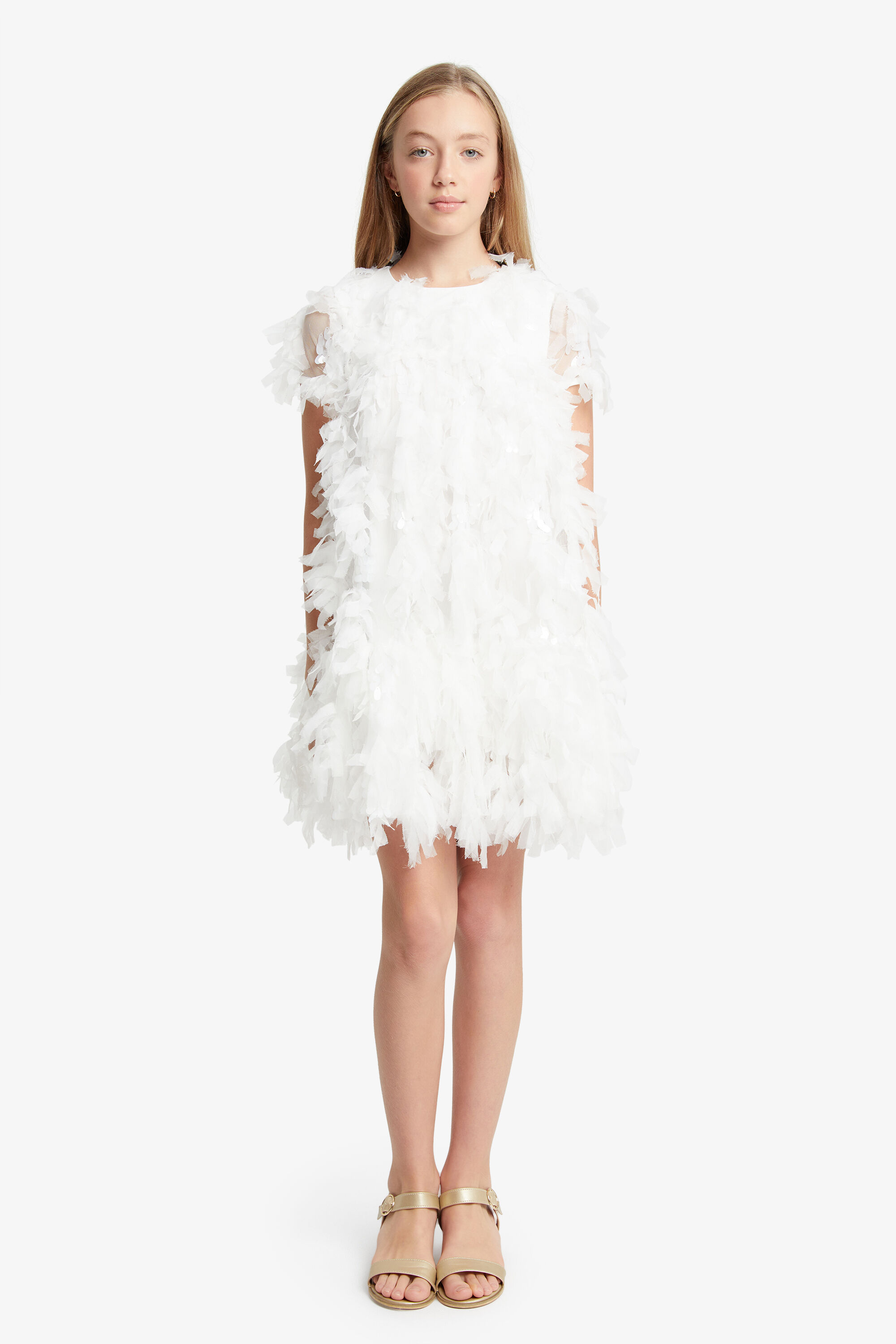 Bardot junior white dress top