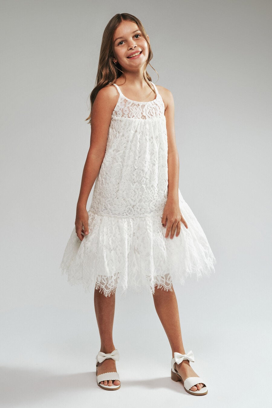 Girls Bessy Lace Dress