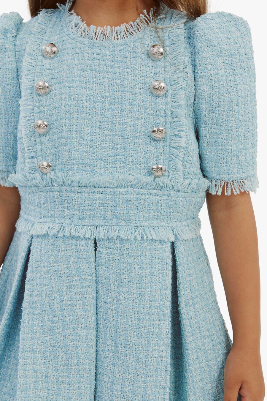 Girls Brielle Boucle Dress