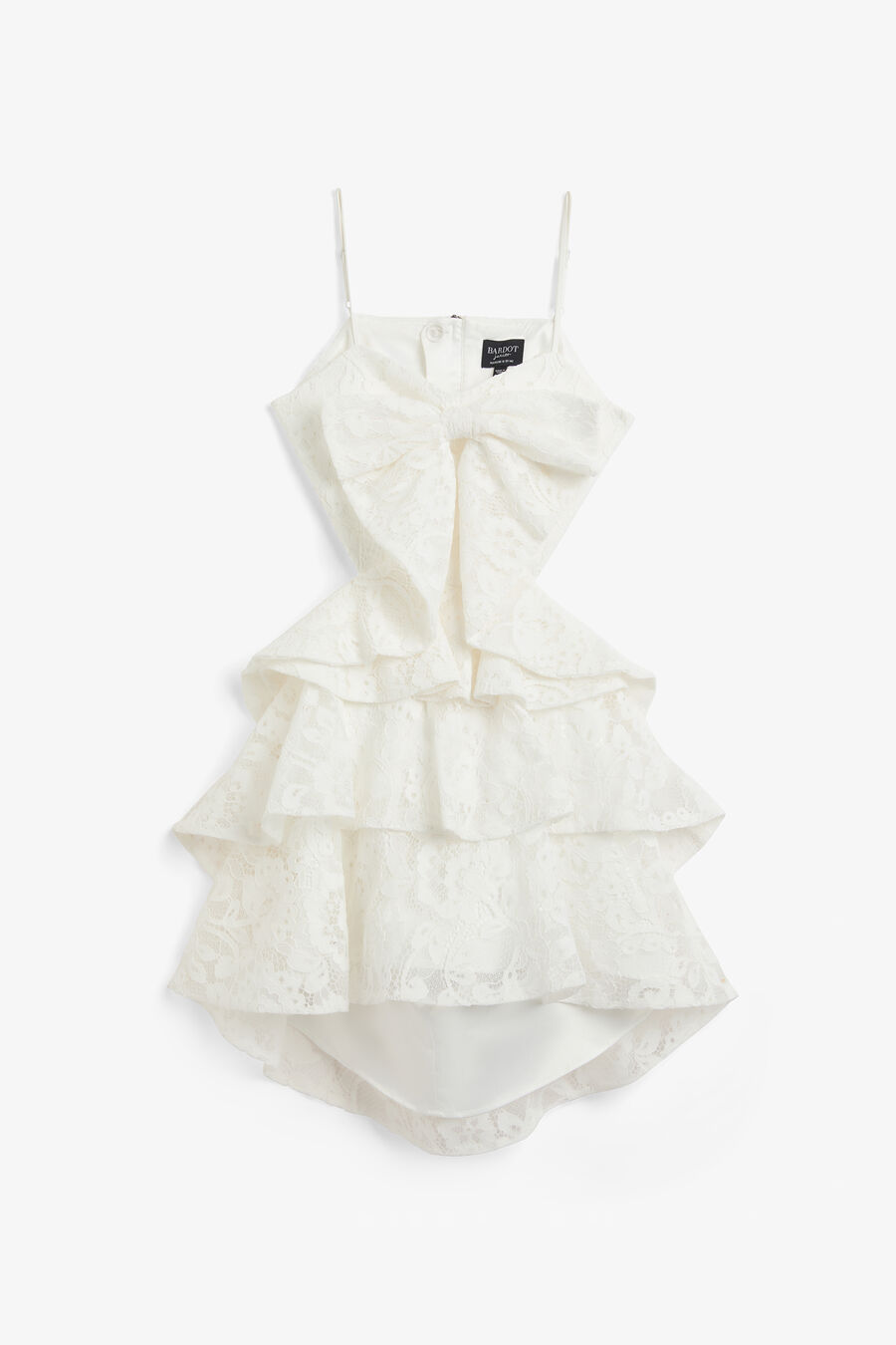 Girls Tulip Lace Bow Dress