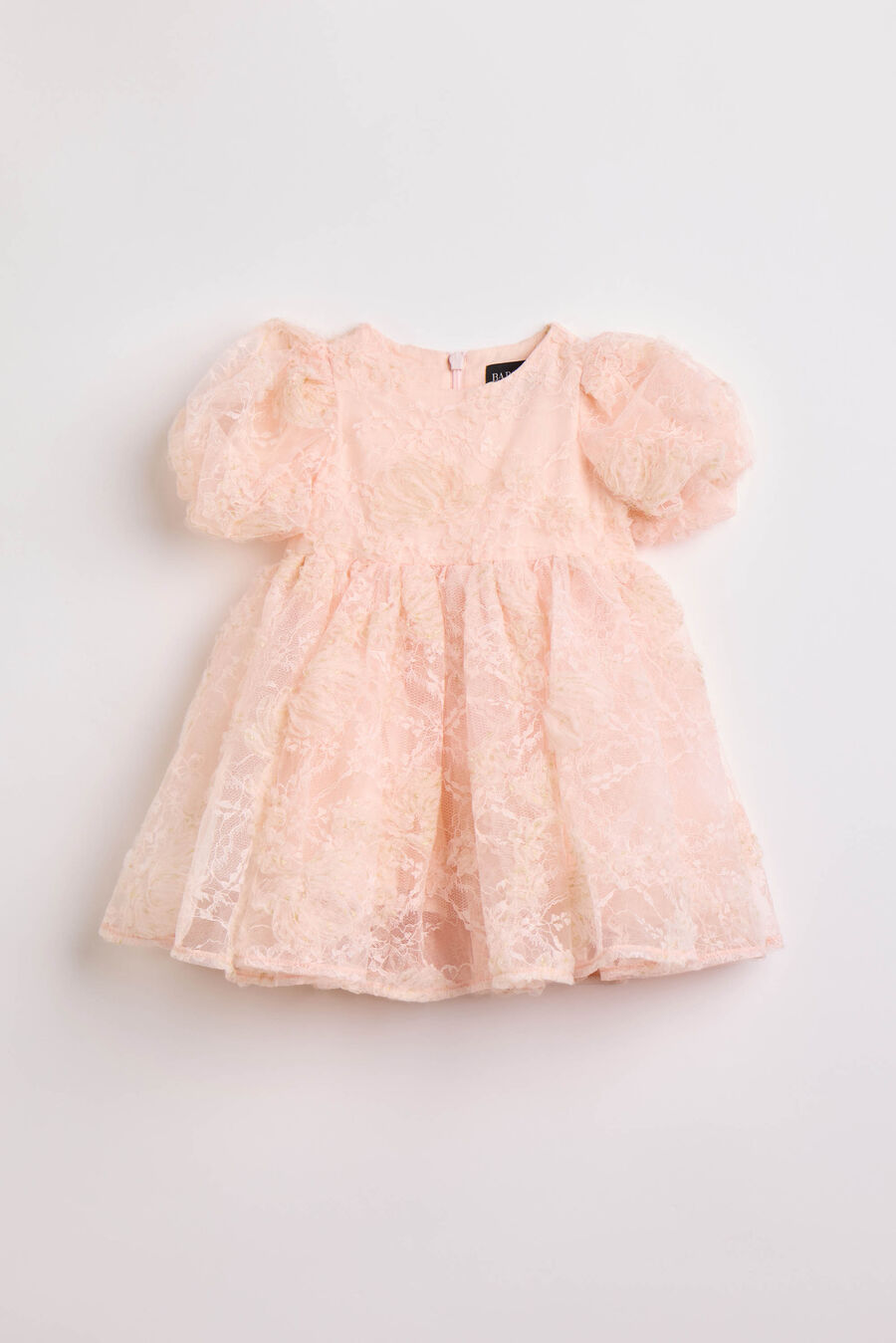 LINDA ROSETTE MINI DRESS in colour Soft Pink