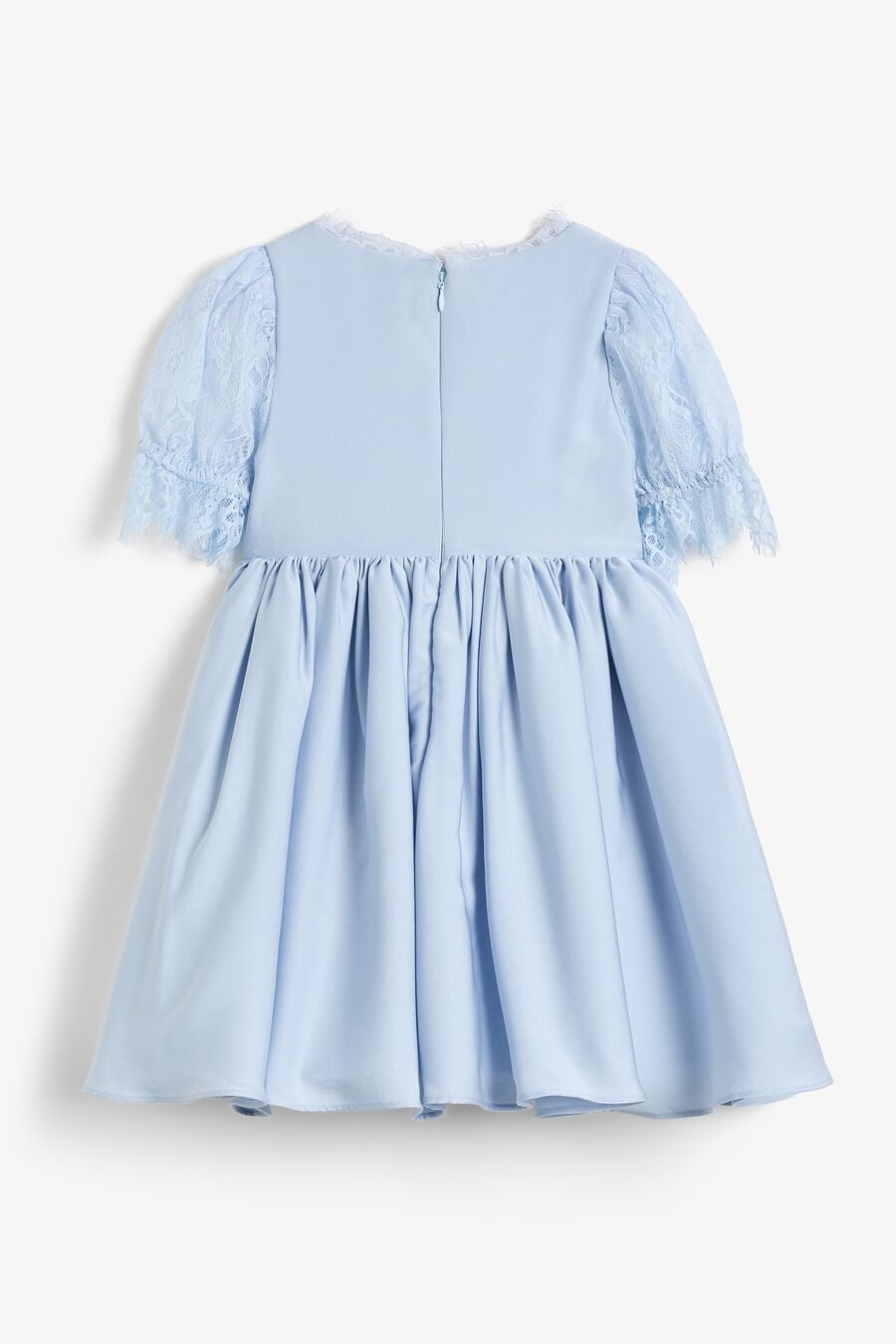 Girls Greta Satin Lace Dress