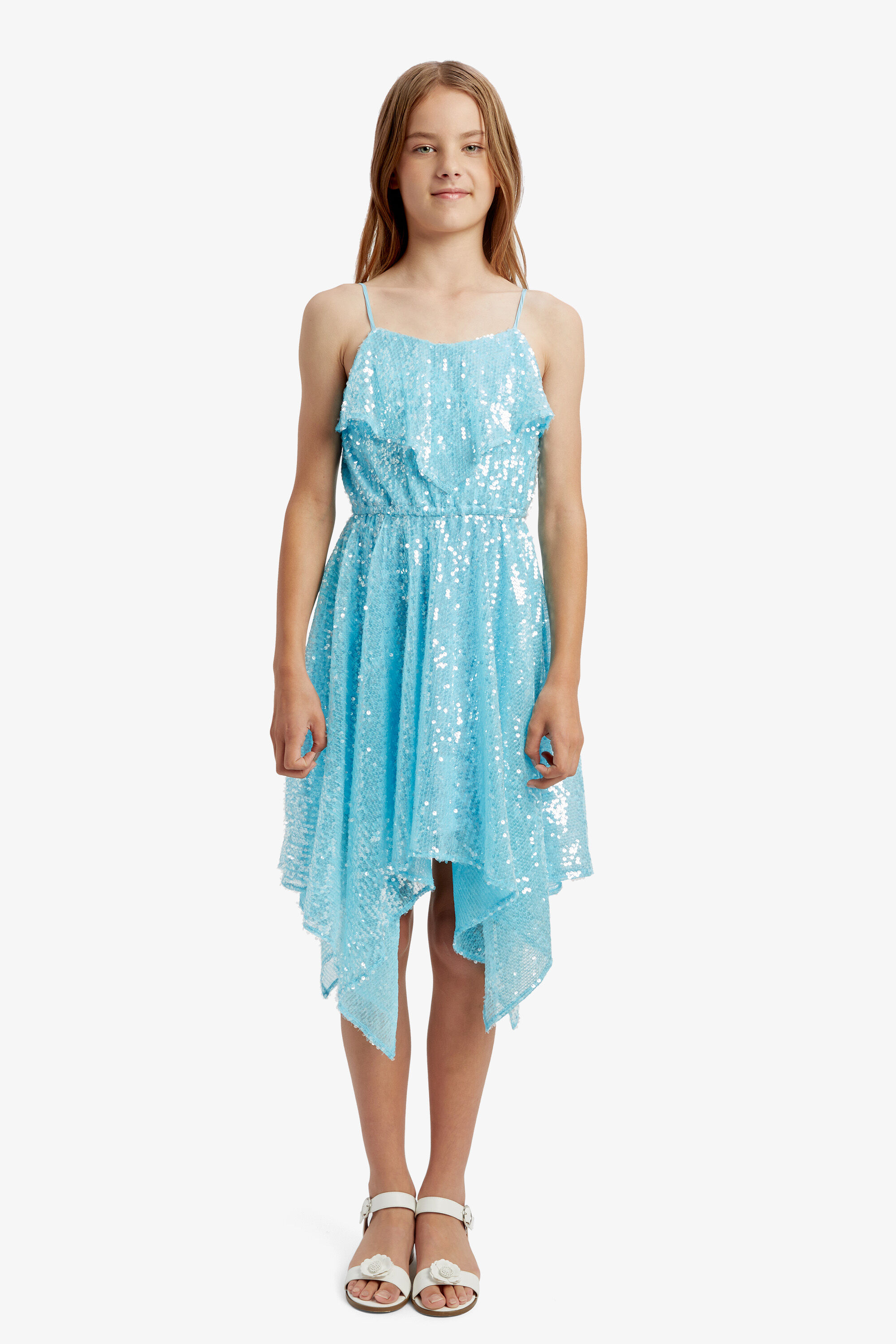 Blue Girls Teens Dresses Shop Party Formal Casual Bardot Junior