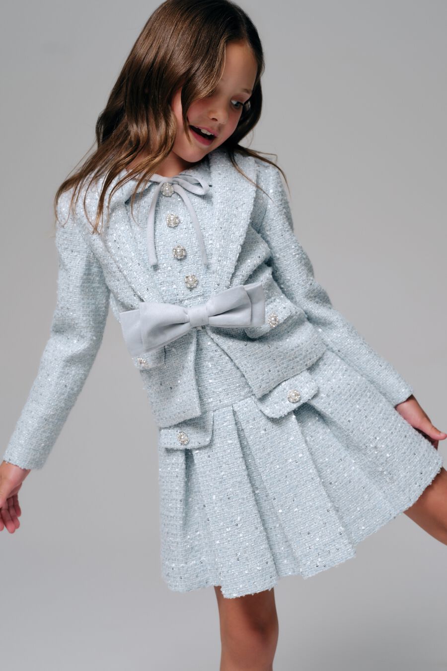 Girls Enes Boucle Jacket